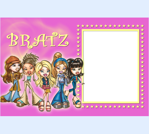  Детская рамочка Куклы Bratz