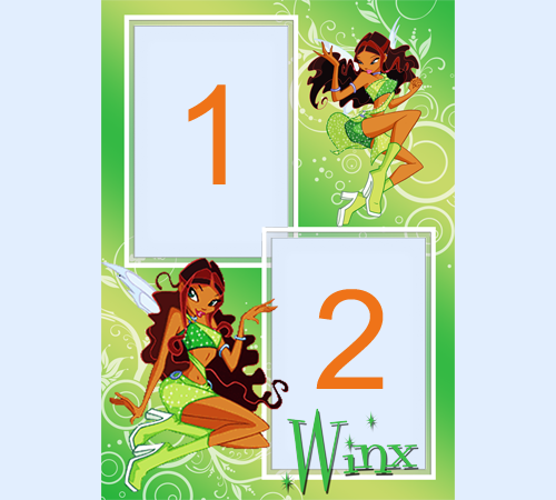  Детская рамка Winx. Аиша для двух