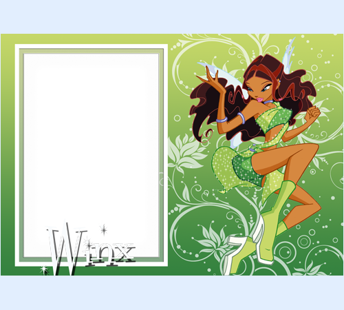 Рамка Winx. Волшебница Лейла